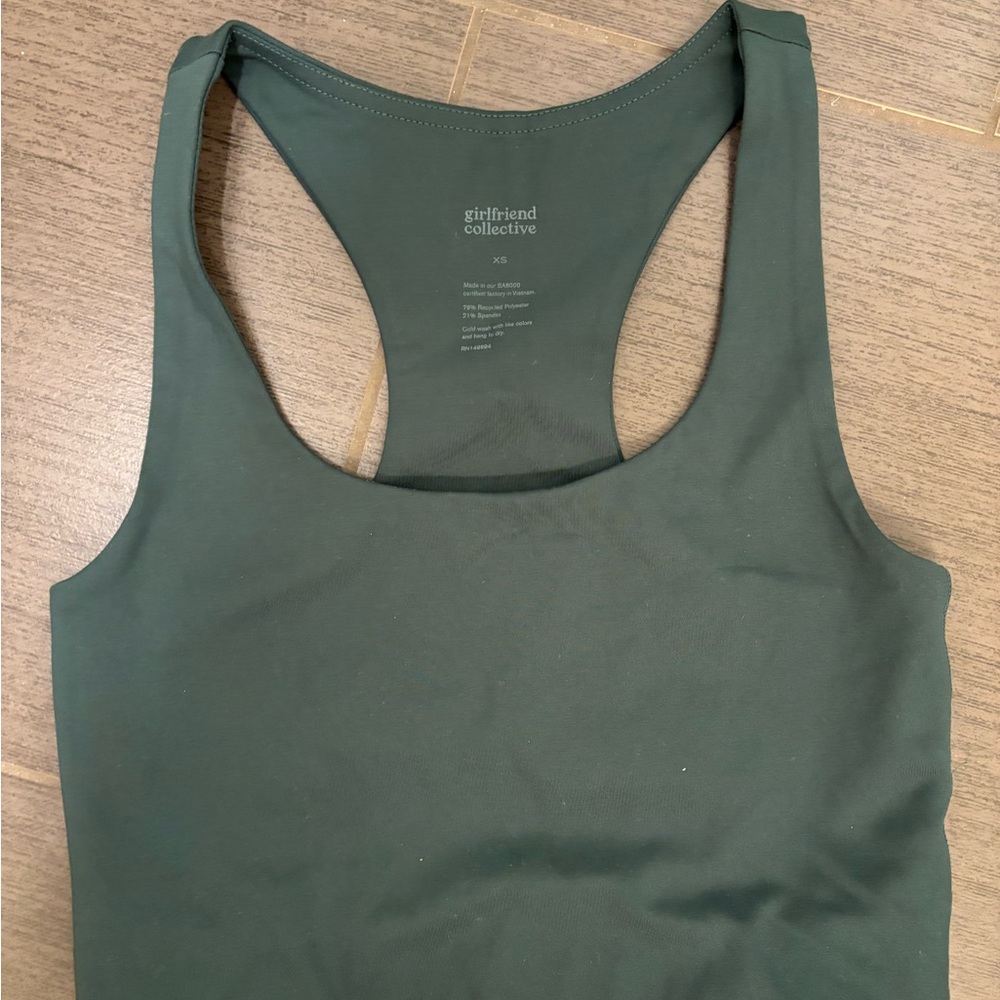 Girlfriend Collective Moss Paloma Racerback Bra